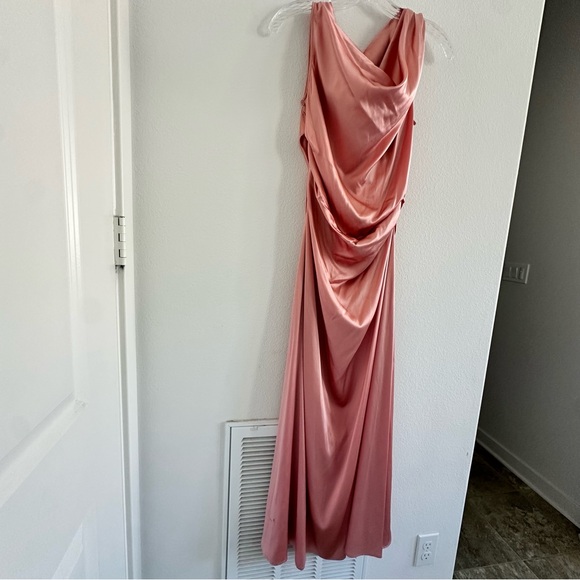 STAUD Phare Silk Dress in Rose Size: 12, NWT - Picture 15 of 16